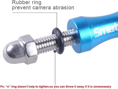 Vista 3 de Smatree Juego de 3 tornillos de aluminio largos + llave compatible con GoPro 13, 12, 11, 10, 9, 8, 7, 6, 5, 4, 3+, Gopro MAX, GoPro 2018, cámaras