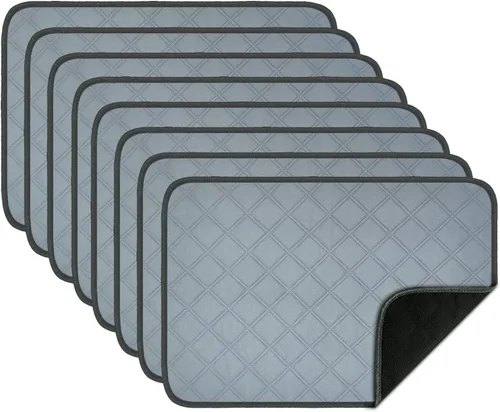 Vista 30 de RIOUSSI Almohadillas lavables para orina de perros, reutilizables, absorbentes, a prueba de fugas, almohadillas antideslizantes para mascotas
