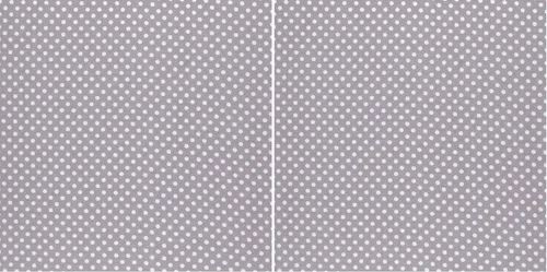 Vista 11 de Mook Fabrics Franela PRT Polka Dot, corte negro/blanco por The Yard