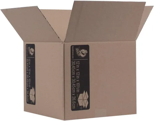 Vista 6 de Caja corrugada para guardarropa Duck Brand, 2844853, de 24 x 24 x 34 pulgadas (largo x ancho x alto), Marrón
