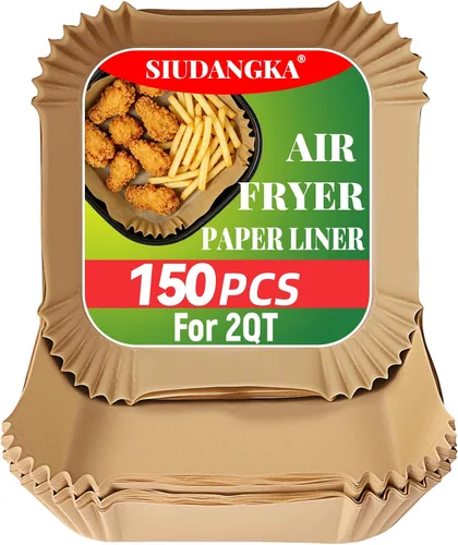 150 piezas de papel desechable cuadrado para freidora de aire Chefman 2qt