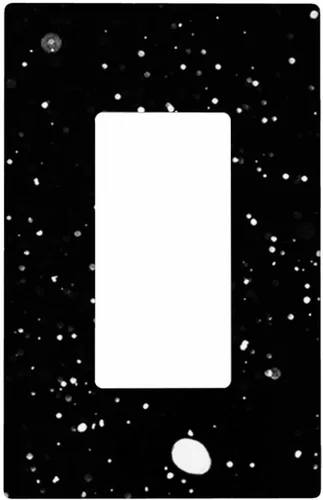 Vista 115 de Moslion Placa de pared basculante de mármol gris y marrón de 1 cuadrilla, arte de granito fluido, onda fluida, salida única, interruptor de luz