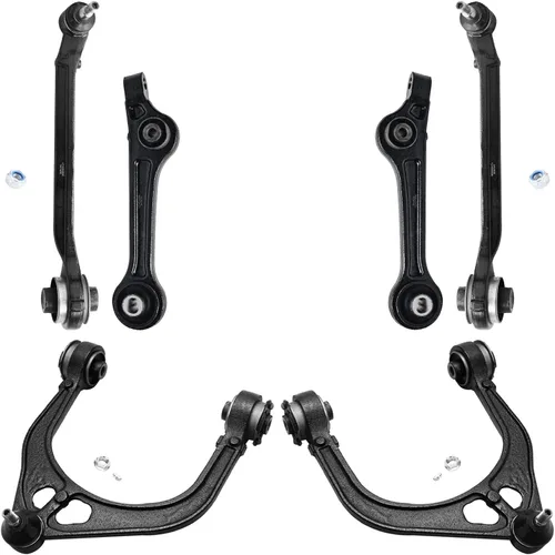 Vista 3 de Detroit Axle - Kit de brazos de control de extremo delantero RWD para cargador Chrysler 300 Dodge Challenger 11-14, brazos de control, barras