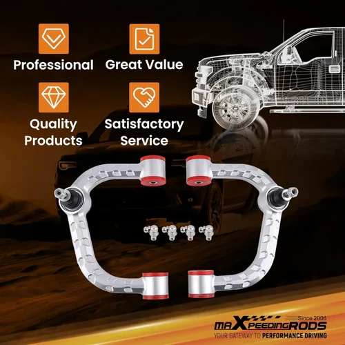 Vista 7 de maXpeedingrods Brazo de control de aluminio de elevación de 2-4 pulgadas para F-150 2004-2020, para Ford Expedition Navigator 2006-2022, brazos