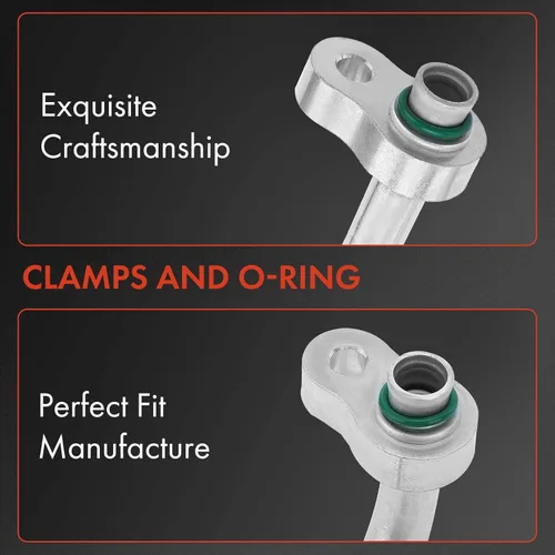 Vista 3 de A-Premium Conjunto de manguera de línea de descarga de A/C compatible con Hyundai Sonata 2011-2014 y Kia Optima 2011-2015, 2.4L, aspiración natural