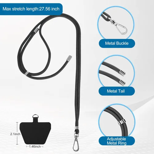Vista 6 de takyu Phone Lanyard with Tether Tabs for Phones