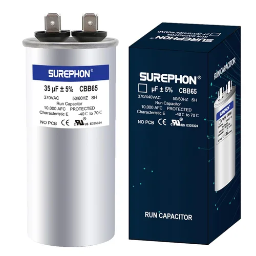 Vista 11 de 40+5 uF 40/5 MFD ±5% 370V/440VAC Condensador de Arranque y Funcionamiento Dual CBB65B Funciona para Motor de Ventilador de Unidad de Aire