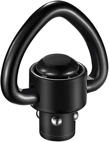 QD Sling - Soporte giratorio de 1 pulgada de alta resistencia con bucle en D para desmontaje y liberación rápida para honda de dos puntos