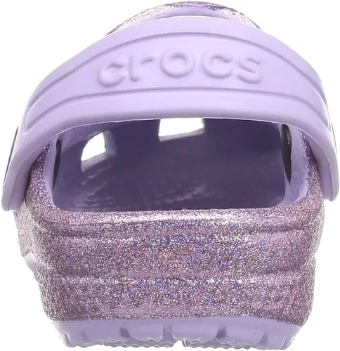 Vista 3 de Crocs Zuecos clásicos con purpurina niño pequeñoniño grande