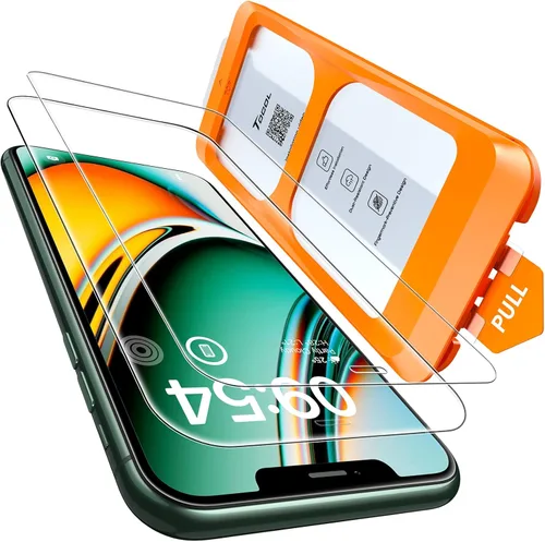 Vista 110 de TOCOL Protector de pantalla de privacidad para 15 Pro Max, 6.7 pulgadas, dureza 9H, grado militar, inastillable, vidrio templado HD, cobertura