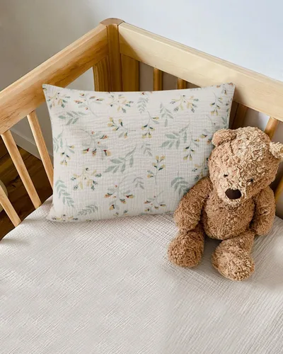 Vista 6 de Blissful Diary Almohada para niños pequeños con funda de almohada de muselina de algodón, 13 x 18 pulgadas, almohadas para niños para dormir