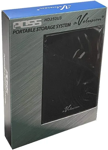 Vista 3 de Avolusion® HD250U3 120GB Ultra Slim SuperSpeed USB 3.0 Disco duro externo portátil (unidad de bolsillo) (negro)