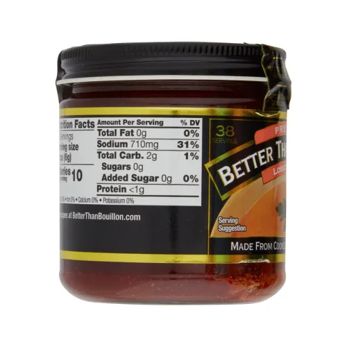 Vista 2 de Better Than Bouillon Base de langosta premium, hecha de langosta y especias seleccionadas, hace 9.5 cuartos de galón de caldo 38 porciones, 8 onzas