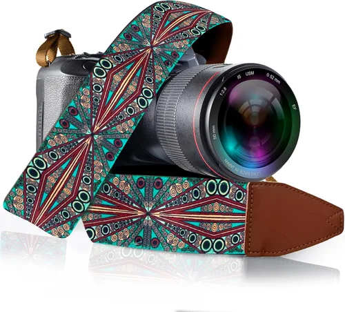 Vista 75 de Art Tribute Camera Strap for All DSLR and Mirrorless Cameras. Add Your Name Or Initials Make It a Personalized Gift
