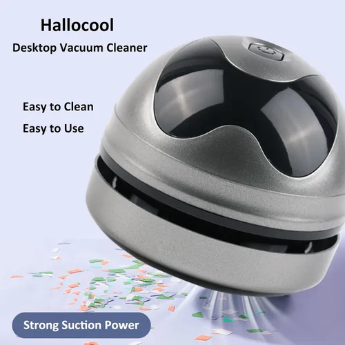 Vista 5 de Aspiradora de Escritorio Mini Aspiradora para Migas Mesa de Escritorio Aspiradora USB para Limpiar Migas de Borrador Semillas Pelos de Mascotas