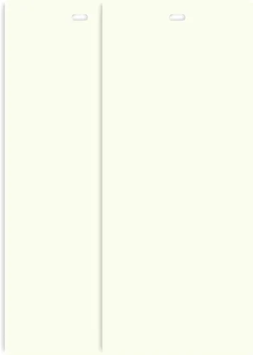 Vista 7 de DALIX Láminas de repuesto para persianas verticales de PVC curvadas lisas color marfil 64.5 de longitud, paquete de 2