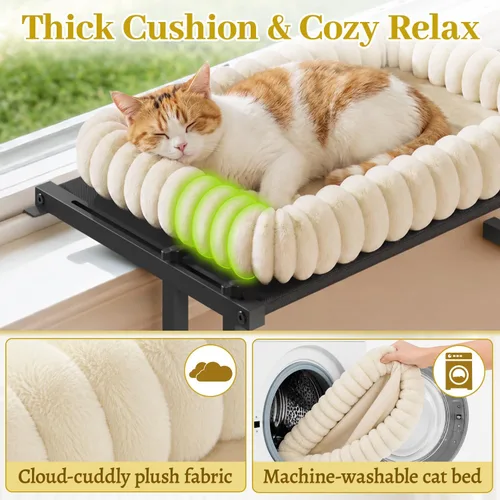Vista 8 de Hamaca para ventana de gato, asiento para gatos