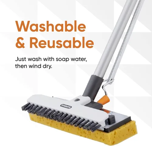 Vista 2 de Repuesto de fregona de esponja para Superio Mop 871 solamente: 9 "x3" Tornillos: 6.5" Aparte