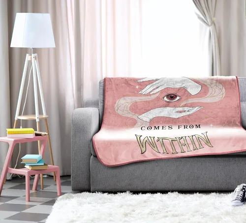 Vista 6 de Netflix The School for Good and Evil - Manta True Beauty, mide 46 x 60 pulgadas, ropa de cama para niños, forro polar súper suave resistente a