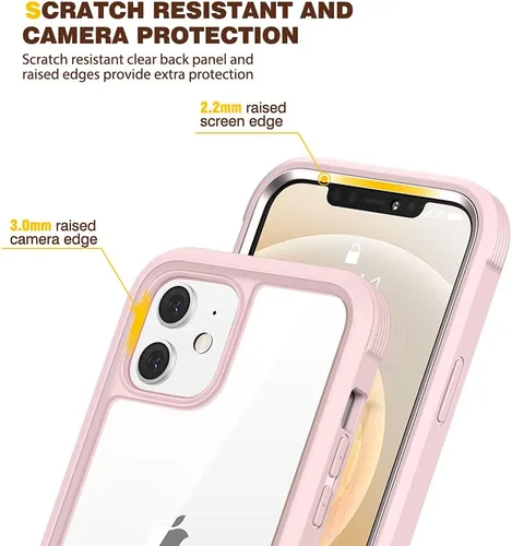 Vista 517 de DIACLARA - Funda transparente compatible con iPhone XR 6.1 pulgadas 2018