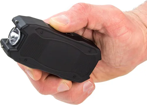 Vista 3 de Police Pistola paralizante para defensa personal 1901 – Mini recargable de alto voltaje con linterna LED, compacta y resistente, seguridad personal