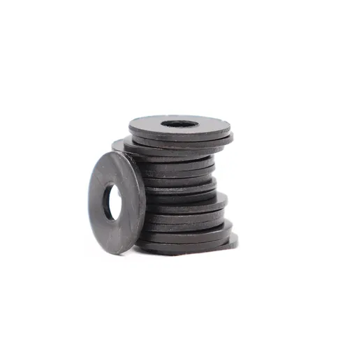 Vista 6 de 100 piezas de arandelas planas M3 (DO=12mm, 1mm de grosor) negras grandes para guardabarros, grado 8, acero al carbono