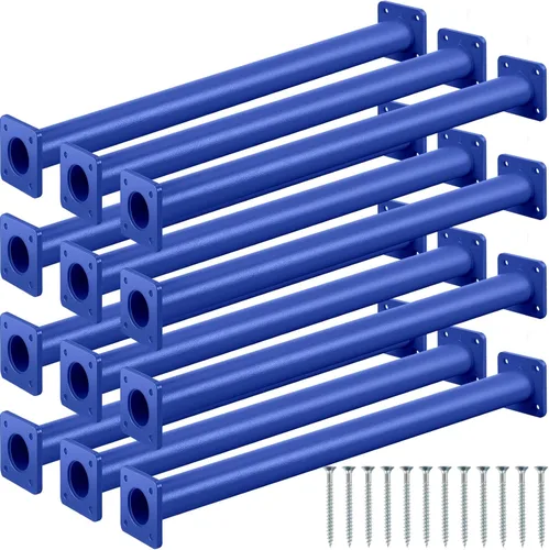Vista 8 de Dunzy Paquete de 12 Barras para Monkey Bars Accesorios para Columpios Varillas Peldaños de Escalera para Juegos Kit de Herrajes Barras de Mono