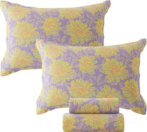 Vista 51 de FADFAY Juego de sábanas de rosas rojas, ropa de cama vintage floral de rosas elegantes, ropa de cama estilo rústico, 100% algodón egipcio percal