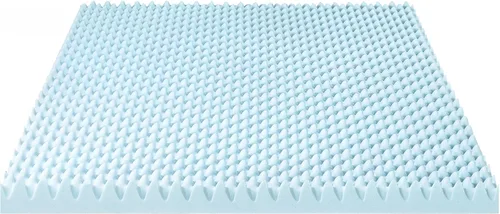 Vista 7 de Best Price Mattress Cubrecolchón de espuma viscoelástica con diseño de caja de huevos de 4 pulgadas con infusión de gel refrescante, certificado