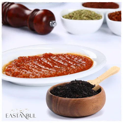 Vista 6 de Eastanbul Urfa Biber Pepper, 2.82 onzas de hojuelas de pimienta Urfa, hojuelas de chile de pavo, de especias únicas de hojuelas de chile Urfa