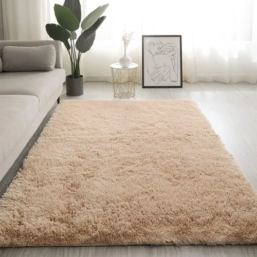 Wlian Alfombras peludas súper suaves y esponjosas para dormitorio, lavables, peludas, antideslizantes, para dormitorio, sala de estar, habitación de