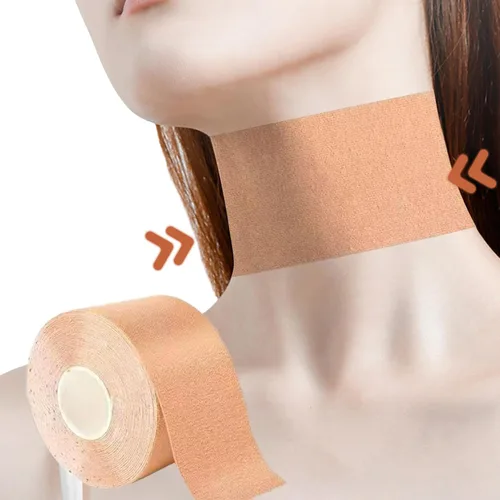 Cintas de estiramiento facial Parche protector solar para cuello, cintas de elevación de cuello Cinta de protección solar excelente efecto de