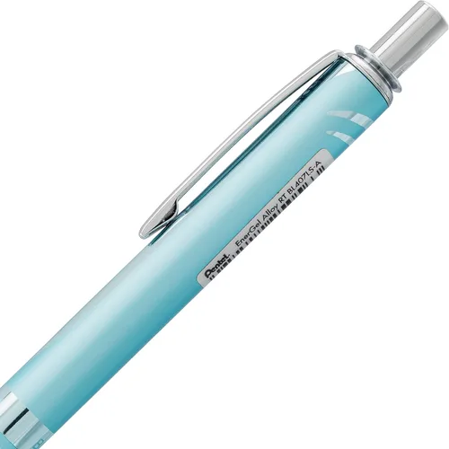 Vista 3 de Lapicero de gel líquido Pentel EnerGel de aleación RT premium, Azul