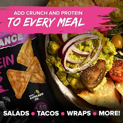 Vista 7 de Natural Endurance Chips de proteína - Chips bajos en carbohidratos, snack alto en proteínas, proteína vegana con aceite de aguacate, 14 g