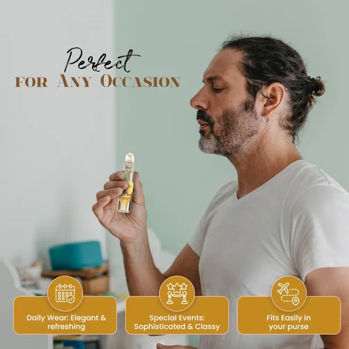 Vista 5 de Aceites de fragancia MOBETTER 1 Millonésima de segundo Aceite corporal para hombres