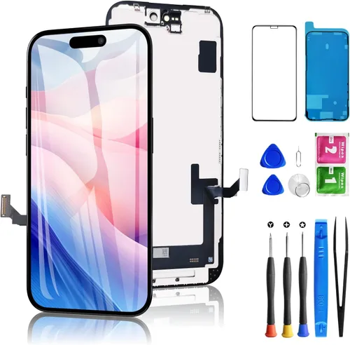 Vista 15 de Reemplazo de pantalla para iPhone 7 Plus de 5.5 pulgadas, color blanco, reemplazo del digitizador de pantalla LCD táctil Diykitpl 3D para A1661