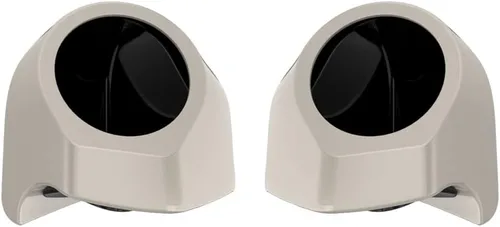 Vista 110 de Advanblack Alpine Green Tour Pack - Paquete de altavoces de 6.5 pulgadas, carcasa de audio trasera, color a juego, ajuste Harley King Tour Pack