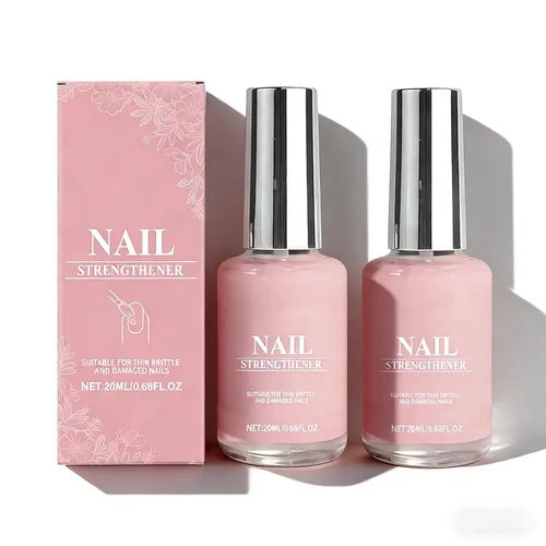 Vista 9 de Fortalecedor y crecimiento de uñas: esmalte endurecedor extra fuerte para uñas dañadas, débiles y finas, relleno de crestas y tratamiento