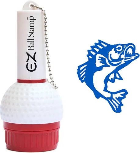 Vista 11 de Sello de Bola de Golf/Sello - Marcador de Tinta de Secado Ultra Rápido y Sin Manchas para Personalizar Tu Bola (Toro Rojo)