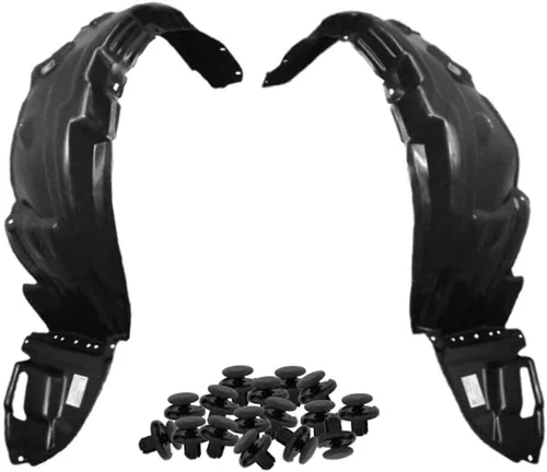 Parts N Go Juego de forros de parachoques 2003-2008 Corolla CE LE S XRS con clips para lado del conductor y del pasajero, delantero izquierdo y