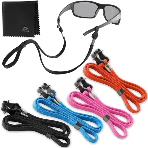 Vista 19 de SIGONNA Correa Cordón Sujetador para Gafas - Correas Cordones para Gafas para Hombres y Mujeres - Sujetadores de Gafas Alrededor del Cuello - Cadena