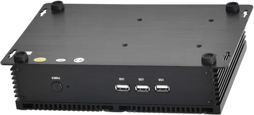 Vista 4 de KINGDEL Mini PC sin ventilador, 4 núcleos i5 8ª generación CPU con preinstalado, 8 GB DDR4 RAM 128 GB SSD, 4K: 4096x2304, 2xCOM RS232, 4xUSB 3.0