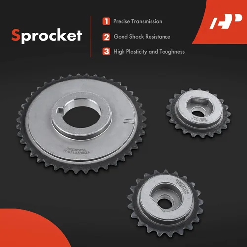 Vista 5 de A-Premium Kit de cadena de distribución del motor con tensor y guía [DOHC, L4 2.2L 2.4L] Compatible con Chevy, Pontiac, Saturn, Olds GM Vehículos