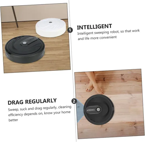 Vista 6 de 1 juego de barrido de pelo para mascotas mini mascotas niños pequeños limpieza s inteligente barredora máquina de limpieza