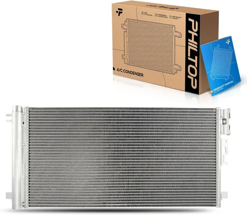 Vista 28 de PHILTOP Reemplazo del condensador de aire acondicionado para Ram1500 2003-2008, Ram2500 2003-2008, Ram3500 2003-2008, para OEM 5072993AB, 5072993AA