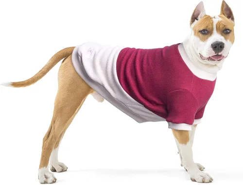 Vista 63 de Camisetas a rayas para perros medianos, ropa sin mangas, camiseta sin mangas, chaleco para Schnauzer, Shiba Inu, rojo, grande