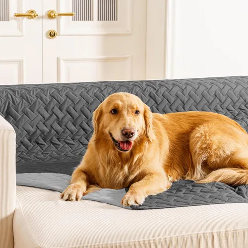 Vista 24 de gogobunny Manta impermeable 100 % de doble cara para perros, funda de cama suave para mascotas, reversible, protege muebles, sofá, sillón, auto