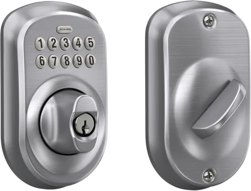 Vista 16 de Schlage - Cerrojo de seguridad Camelot BE365 V CAM 716 con teclado, cerradura de entrada electrónica sin llave, bronce envejecido
