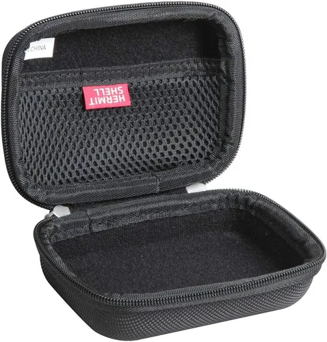 Vista 3 de Hermitshell Estuche rígido de viaje para altavoz Bluetooth portátil JBL Go 3 (negro)