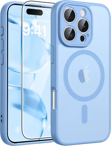 Vista 248 de FNTCASE Funda para iPhone Air: [Compatible con Magsafe] Fundas translúcidas mate con [protección completa de la cámara] [protector de pantalla]